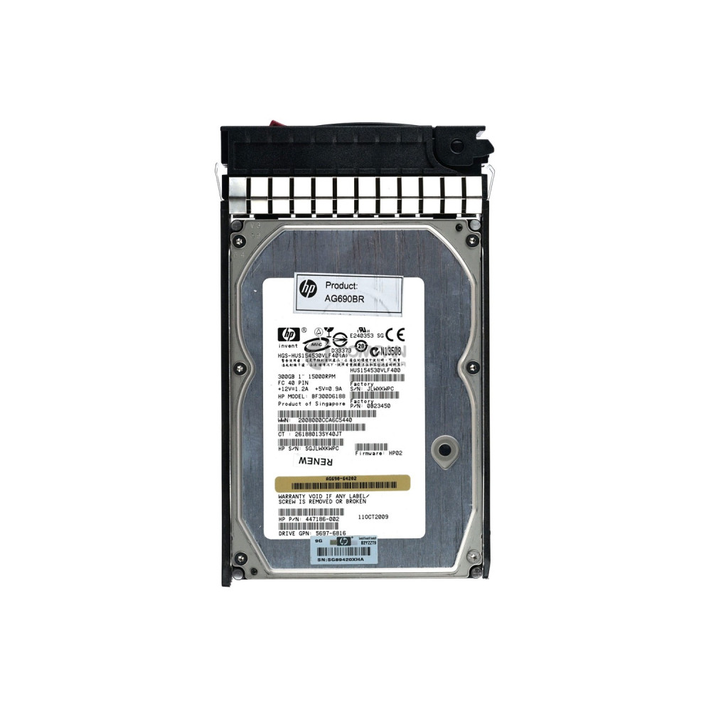 454411-001 HP HDD 300GB 15K FC 4G DP 3.5" LFF HOT-SWAP